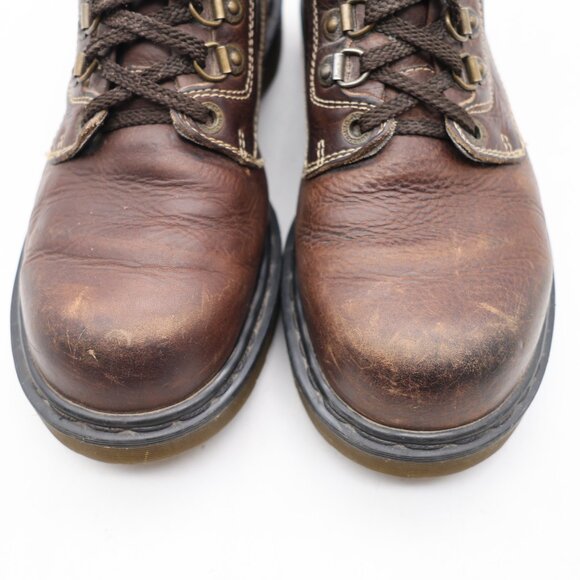 Doc Dr Martens 8697 Men's Size UK 9 Brown Chunky Leather Grunge Boots England - Picture 10 of 10